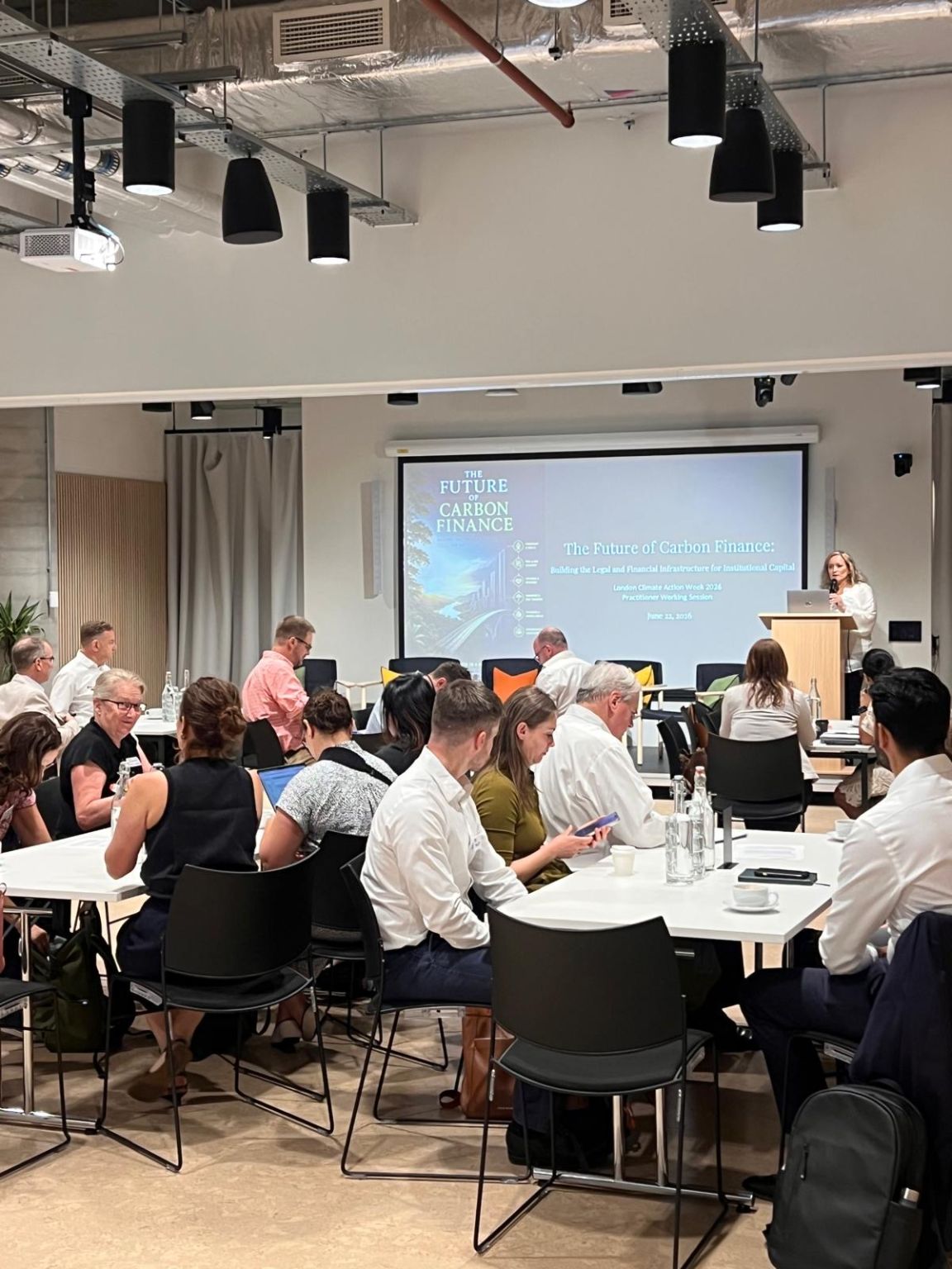 The Future of Carbon Finance — Practitioner Working Session — event london keynote